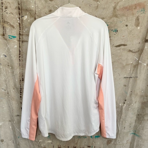 Adidas Ultimate365 1/4 Zip Mock Polo Shirt - Picture 4 of 4